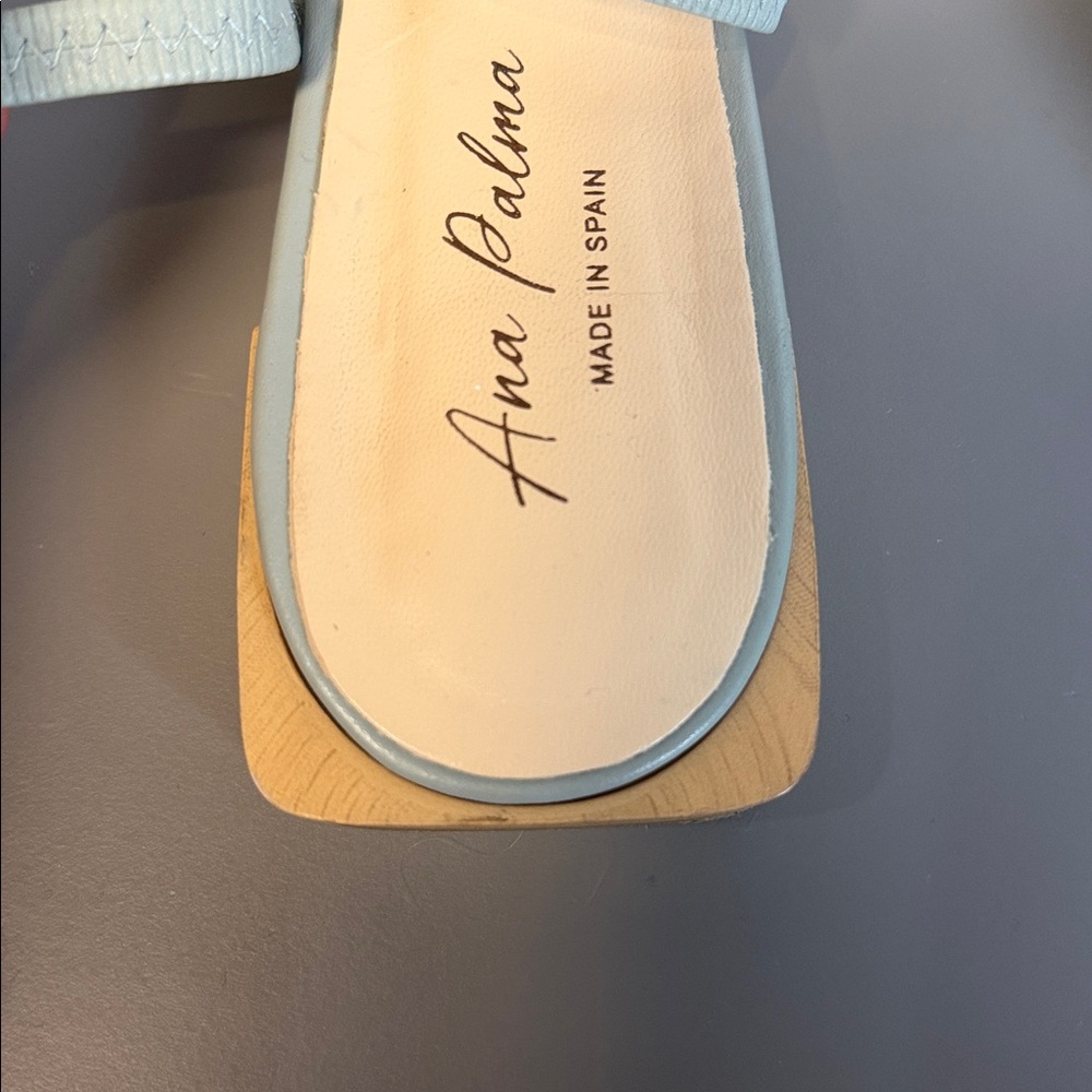 ANA PALMA POINT TOE SLING BACK SQUARE HEEL 39 - Picture 5 of 5